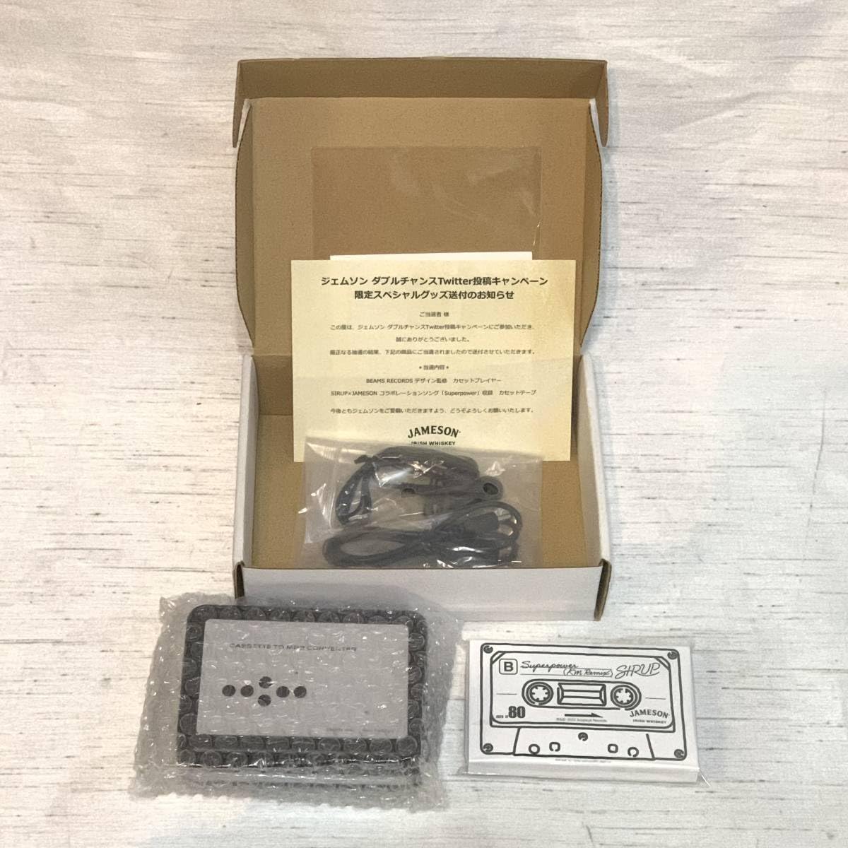 新品未開封/JAMESON x SIRUP オリジナルカセットテープ JAMESON